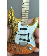 DAVID LOZEAU - Tree of Life Fender Strat 1:4 Scale Replica Guitar ~Axe Heaven - $33.66