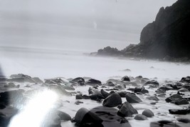 Big Sur California 11X14" Black & white Picture Photo beach Surf Ocean Unsigned - $19.08
