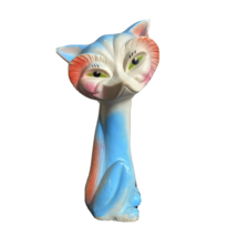 1968 Sly blue fox Squeeze squeak toy 8&quot; Cribmates Inc Works Vintage - £13.65 GBP
