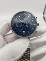 Blackwell Watch Mens New blue dial Chrono - $129.72