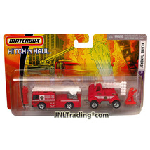 Year 2007 Matchbox Hitch &#39;N Haul 1:64 Die Cast Set FLAME TAMERS with Fir... - £31.87 GBP