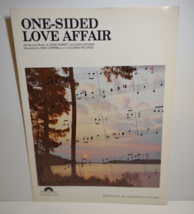 Mike Campbell Eddie Rabbit One Sided Love Affair Sheet Music 1983 Country Music - $13.50