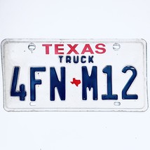  United States Texas Base Truck License Plate 4FN M12 - £13.27 GBP