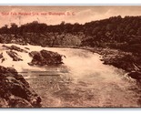 Great Falls Di Il Potomac Washington Dc Seppia DB Cartolina R28 - $4.54