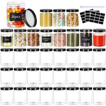 36Pcs 8Oz Empty Plastic Jars With Screw On Lids, Pen And Labels Refillab... - $37.99