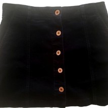 Forever 21 Navy Blue Corduroy Mini Skirt - $9.75