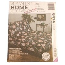 McCall's Home Decorating 6474 Pattern Cover Essentials Chairs Futon Stool UC - $3.98