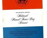 National Armed Forces Day Dinner Menu 1956 Washington DC Godfrey Curtis ... - £103.06 GBP