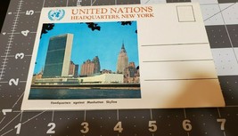 Vintage United Nations Headquarters Postcard booklet; New York - $17.50