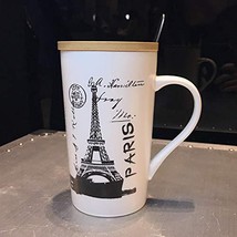 Mug Coffee Gift Cup Ceramic with Paris design  - £19.03 GBP