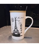 Mug Coffee Gift Cup Ceramic with Paris design  - £19.28 GBP