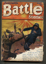 Battle Stories #1 9/1927-Pulp Magazine-WWI-Trench warfare cvr-RARE - $618.38