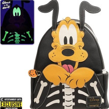 Loungefly Disney Pluto Skellington Glow-In-The-Dark Mini Backpack - $94.99