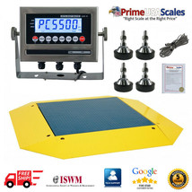 Pancake Floor Scale 4&#39; x 4&#39; Pallet Scale 3,000 lb Ramps 360 Degrees  - £3,930.64 GBP