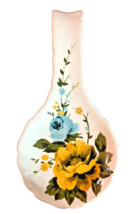 Pioneer Woman 8.5-inch Rose Shadow Spoon Rest Floral Kitchen Stoneware NEW - $317.62 MXN