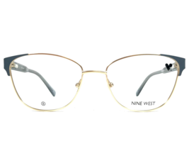 Nine West Brille Rahmen NW8016 408 Blau Gold Cat Eye Kompletter Rand 51-... - £57.39 GBP