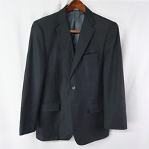 Joseph Abboud 40R Dark Gray Stripe Wool 2Btn Blazer Suit Jacket Sport Coat - £23.42 GBP