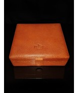 Pheasant Tan  Leather  Humidor made in Spain by RD Gomez NIB - £115.90 GBP