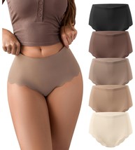 SHARICCA Seamless High Waisted Underwear for Women Large - $17.77