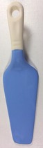 1950s Harker Pottery Blue Floral Cameo Ware Line 9.25&quot;l Pie Dessert Cake... - $34.99