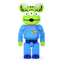 Alien Bearbrick Sculpture (JEKCA Lego Brick) DIY Kit - £73.76 GBP