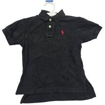Ralph Lauren Toddler Boys Black Cotton Short Sleeve Polo Shirt Size 2T R... - $13.86