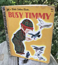 1975 Busy Timmy Vtg Golden Book by Kathryn &amp; Byron Jackson Art by Eloise... - $12.72