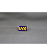 Vintage Train Pin - Via Rail Canada Logo - Inlaid Pin  - €13,02 EUR
