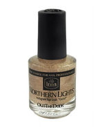 Inm Nothern Lights Hologram Top Coat - Gold - $291.67 MXN