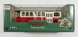 Vintage ERTL Anheuser Busch Trolley Car Bank Diecast 1:43 1995 (BRAND NEW) - £11.46 GBP