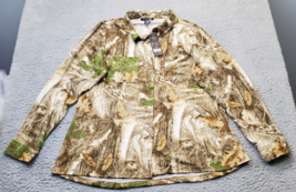 Robert Louis Shirt Womens Sz 1X Multi Mossy Oak Long Sleeve Collared Button Down - £15.15 GBP