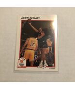 1991-92 NBA Hoops Rony Seikaly #22 NBA Basketball Card Miami Heat - €1,28 EUR