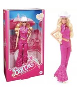 Barbie The Movie Doll Margot Robbie As Barbie In Pink Western Cowboy NIB - $159.00