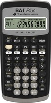 (Texas Instruments) Advanced Financial Calculator (Ba Ii Plus) - £37.41 GBP