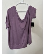 Torrid Very Grape Purple Off Shoulder Blouse Shirt Size Medium/Large (00) - $29.99