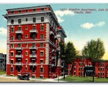 Hamilton Apartments Building Omaha Nebraska NE DB Postcard V16 - $3.91