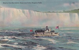 Maid of the Mist American Falls Niagara New York NY Postcard C46 - £2.38 GBP