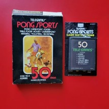 Atari 2600 Pong Sports Sears Complete Hockey Soccer Volleyball Basketball 7800 - £28.46 GBP