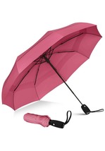 Durable Pink wind proof umbrella made of Teflon coating (a) O14 - £55.38 GBP