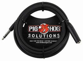 Pig Hog - PHX14-10 - 1/4&quot; TRSF to 1/4&quot; TRSM Headphone Extension Cable - 10 ft. - £12.56 GBP
