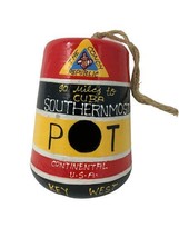Hand Painted Southernmost Point Birdhouse The Conch Republic-Key West Décor - $12.11