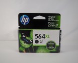 Genuine HP 564XL Black Noir Ink Cartridge Brand New In Box Exp AUG 2021 - $18.69