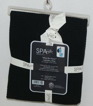 SPAcific Essentials 5775 Color Black Waffle Weave 60 Percent Cotton 40 Percent P image 2