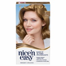 New Clairol Nice&#39;n Easy Permanent Hair Dye, 7 Dark Blonde Hair Color - £15.12 GBP