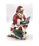 Clothtique Possible Dreams Santa&#39;s New List Computer Laptop Who&#39;s Naught... - $37.99