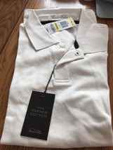 TASSE ELLA MEN&#39;S POLO SHIRT Size M 100% Supima Cotton Ships N 24h - $39.48