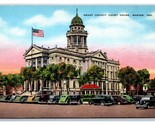 Grant County Court House Marion Indiana IN UNP Linen Postcard UNP Z2 - £2.33 GBP