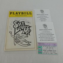 LOT She Loves Me Playbill 1994 Ticket Understudy Notes Brooks Atkinson Theatre - £5.40 GBP