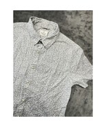 Mutual Weave Mens Floral Print Short Sleeve Button Up Shirt - Large - €17,22 EUR