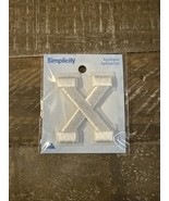 Simplicity Iron On Patch Letter X - $11.76